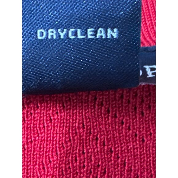 Ann Taylor XS Red Silk Knit Sleeveless Top Vintage Minimalist Tank Classic Chic - Picture 12 of 13